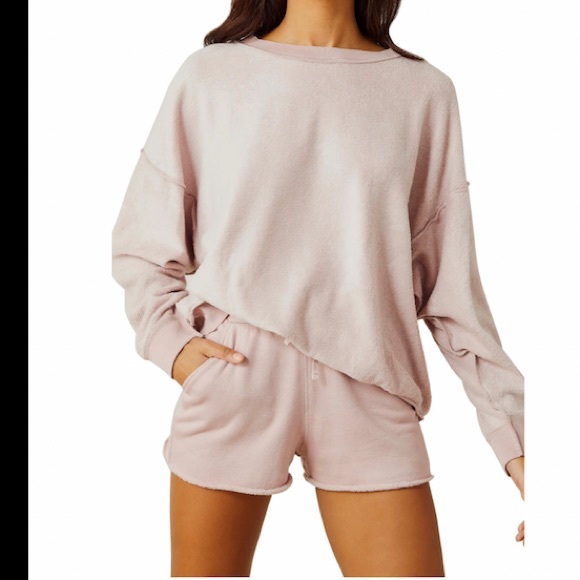 Free People Sweaters - NWOT Free People movement Kelly two piece set top small bottom x small in rose